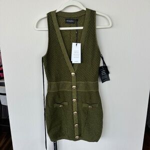 Retrofête New York Knit Vest Dress -S